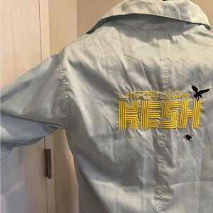 “KESH” Limited unisex Embroidered Shirt Jacket Bold Streetwear Style.